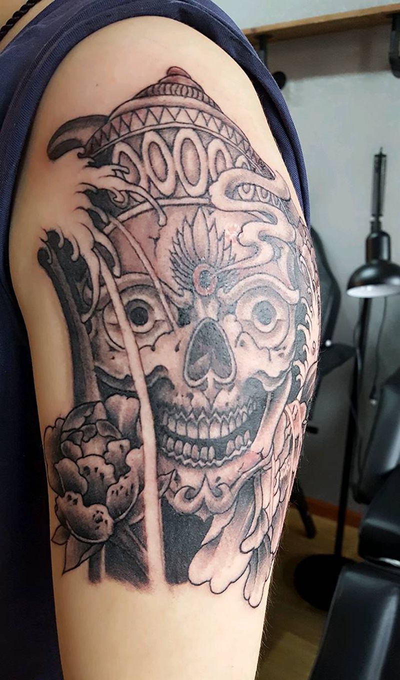 嘎巴拉纹身图片