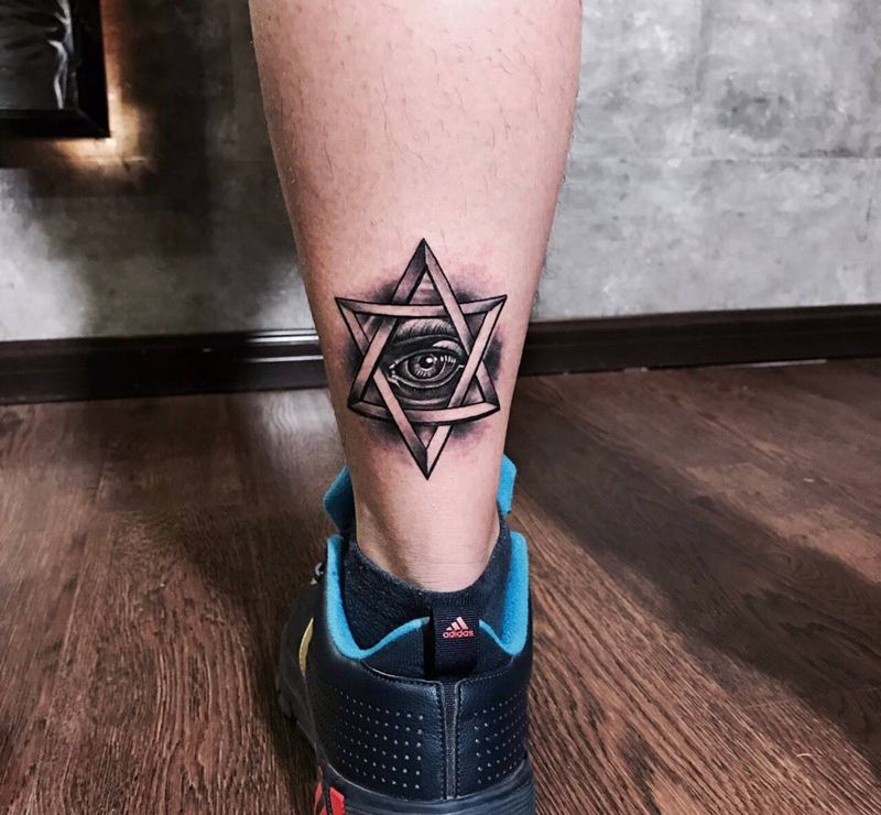 上帝之眼纹身图片