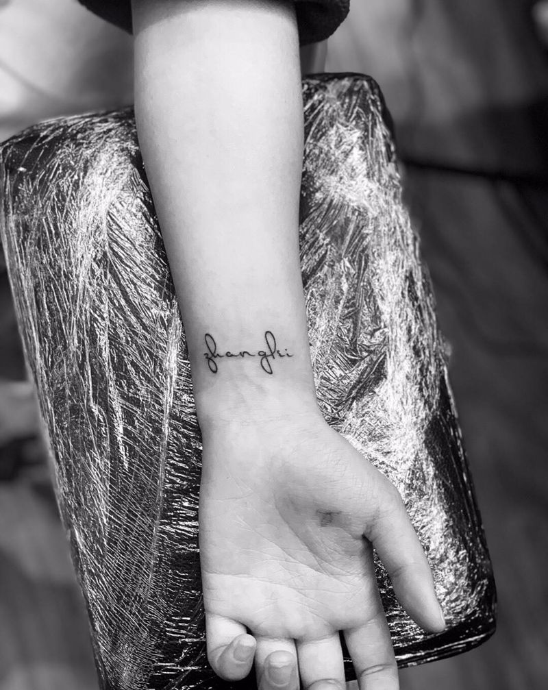 今日作品更新#小牛#字母小清新#纹身图片