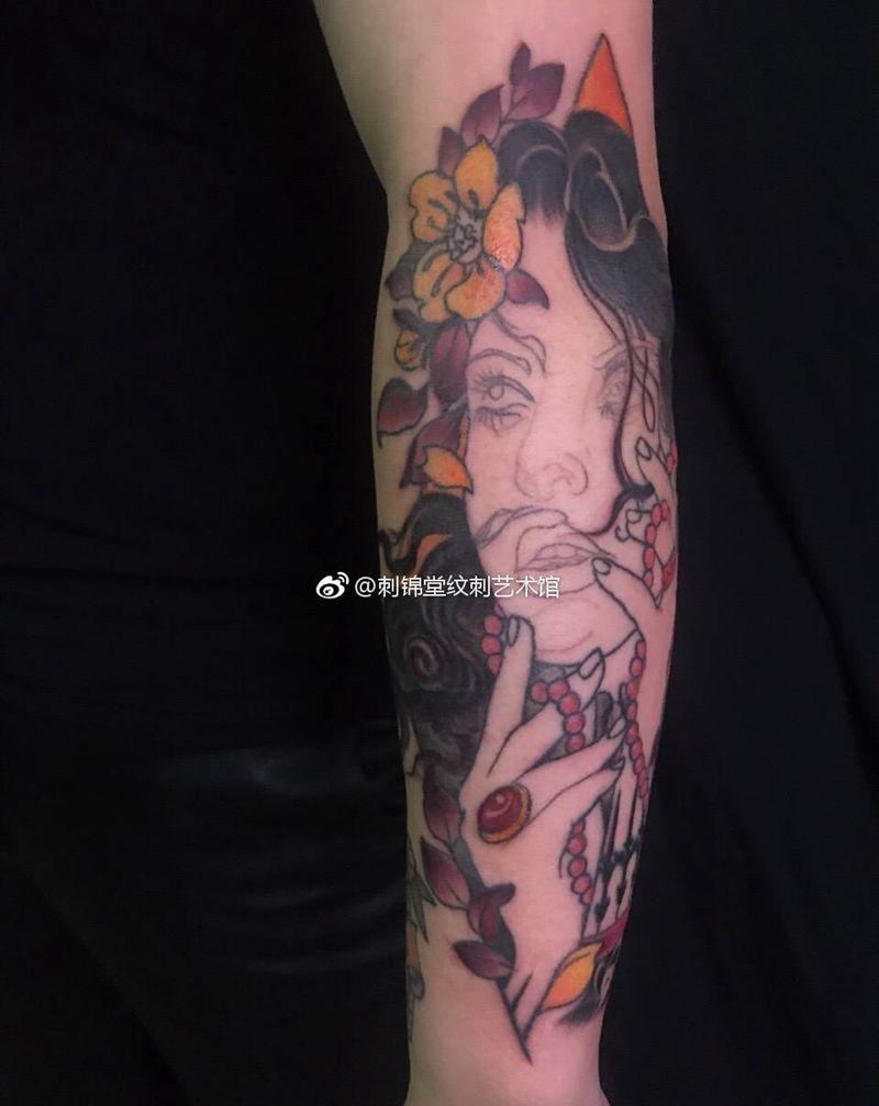 日常 明天继续…纹身图片