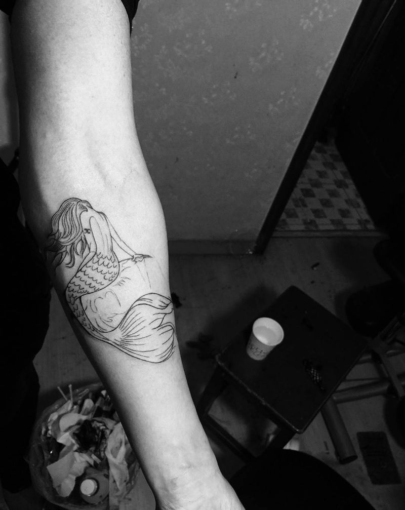 未完成纹身图片