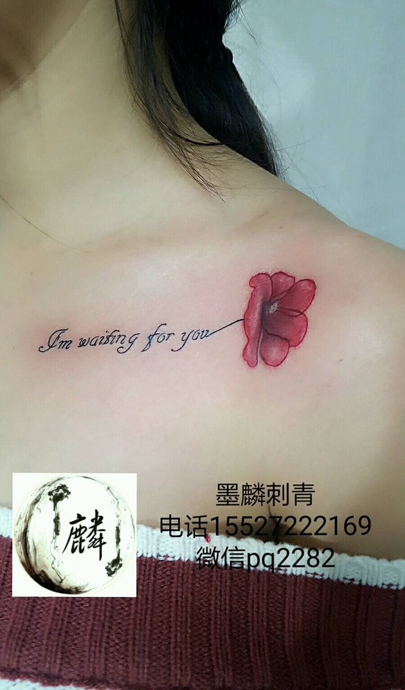 锁骨纹身纹身图片