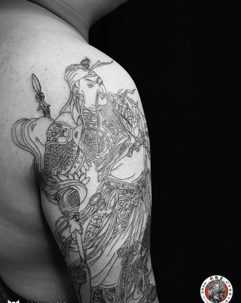 武汉刺锦堂纹身#今日作品更新# 今天就到这里了纹身图片