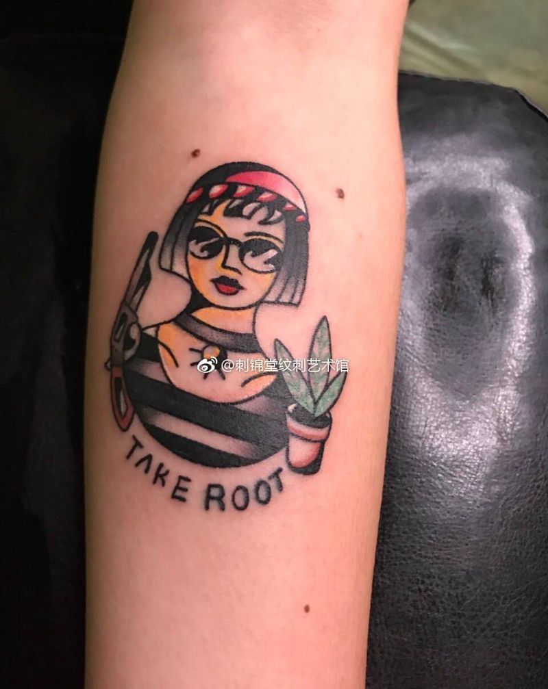 今日作品更新#这个杀手不太冷[电影]#纹身图片