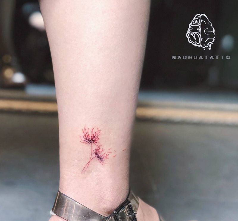 彼岸花纹身图片