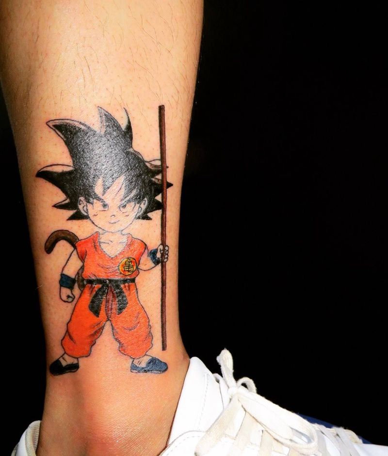 七龙珠孙悟空纹身图片