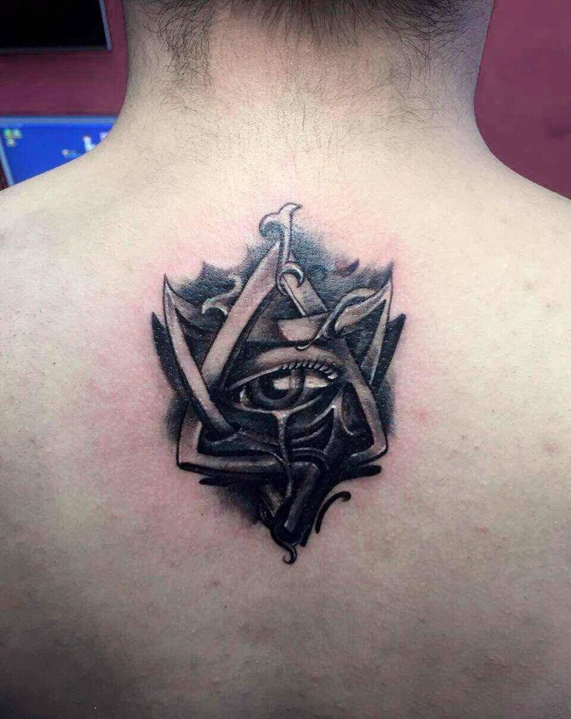 上帝之眼纹身图片