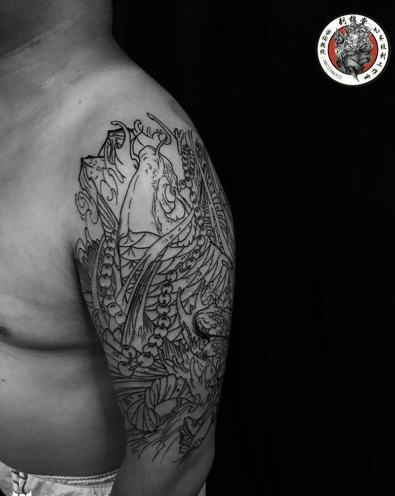 武汉纹身#武汉·武汉刺锦堂纹身工作室[地点]# 今日作品更新纹身图片