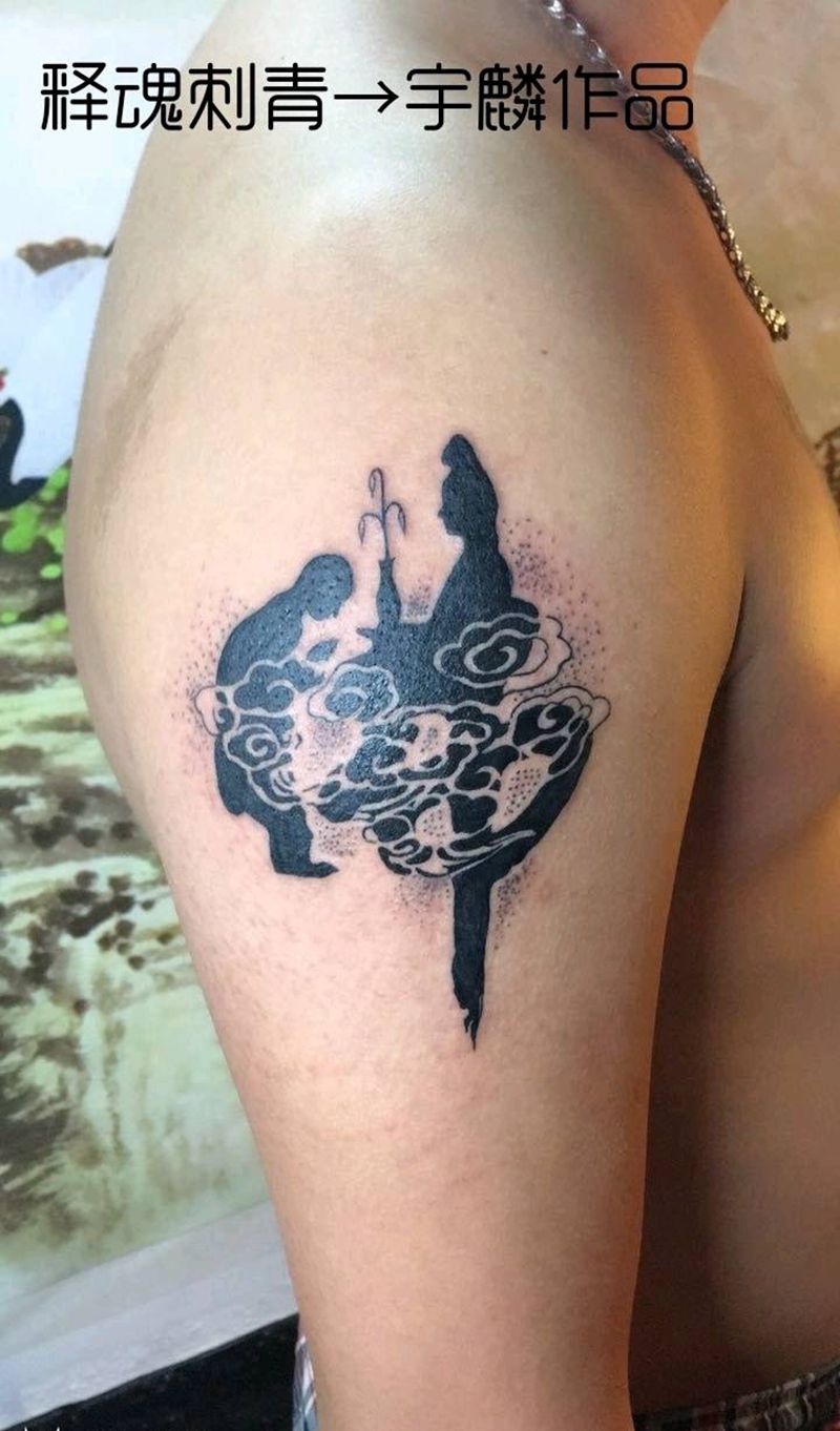 佛纹身图片