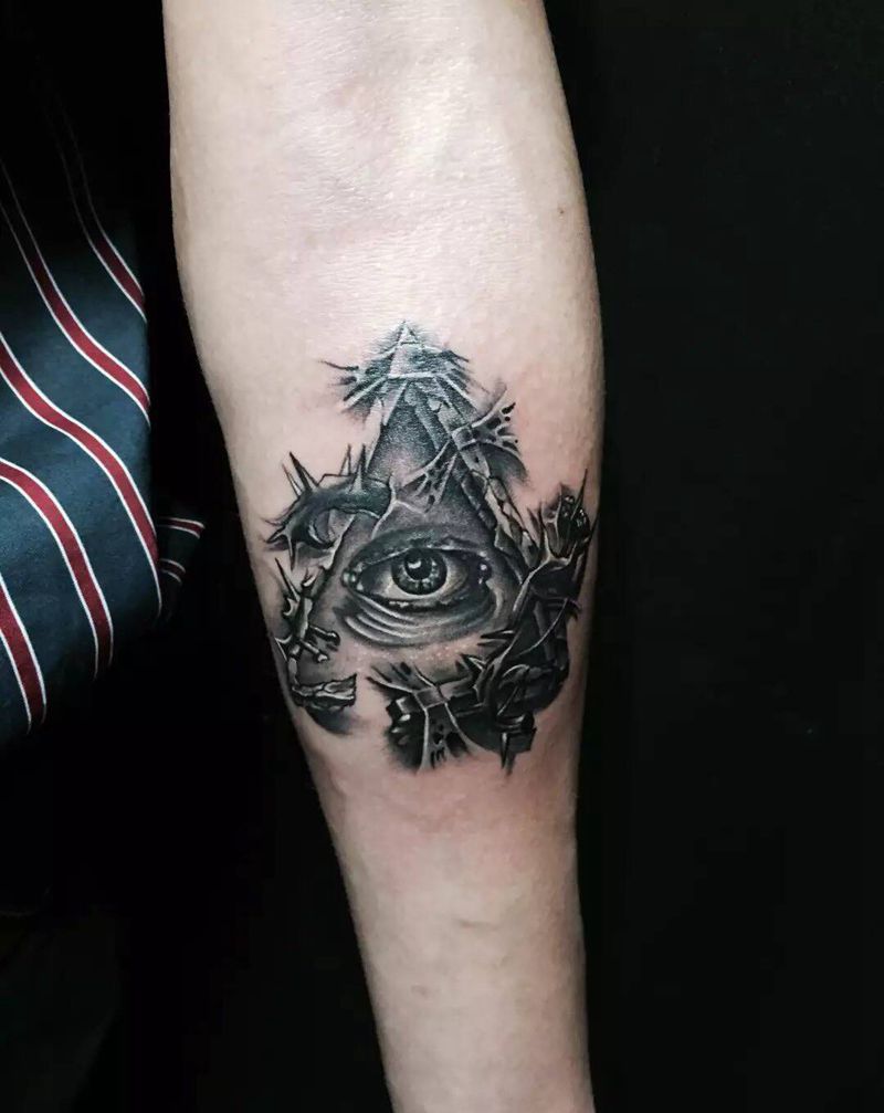 上帝之眼纹身图片