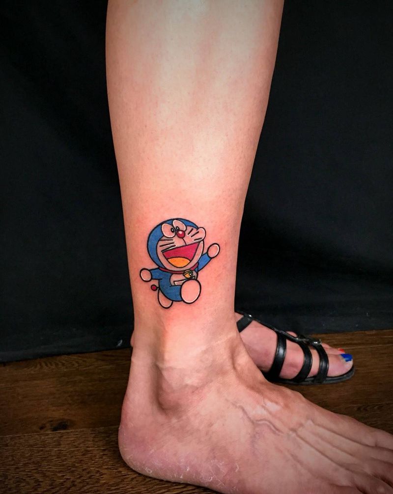 多啦a梦纹身图片