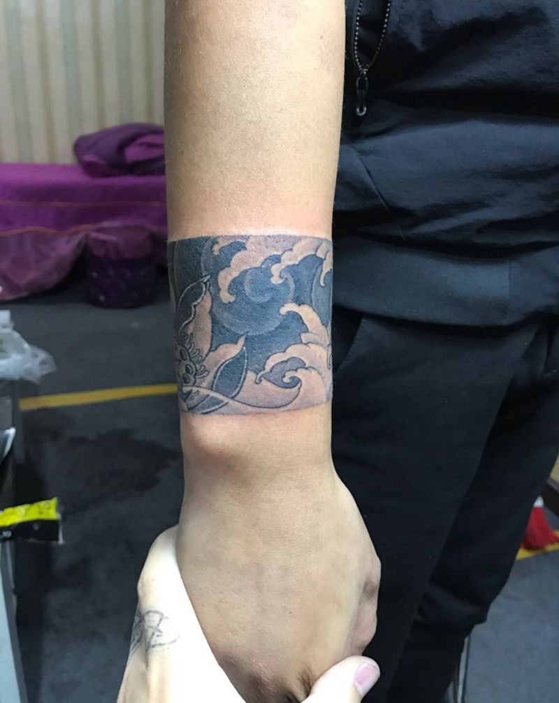 手环纹身图片