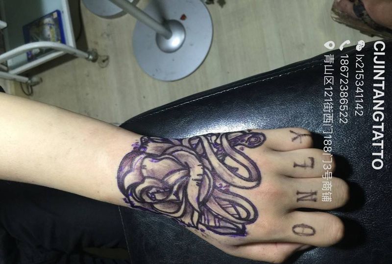 今日手绘零时纹身纹身图片