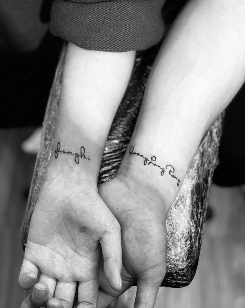 今日作品更新#情侣#纹身图片