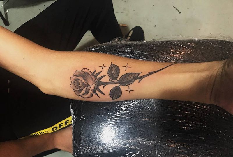 现场作品纹身图片