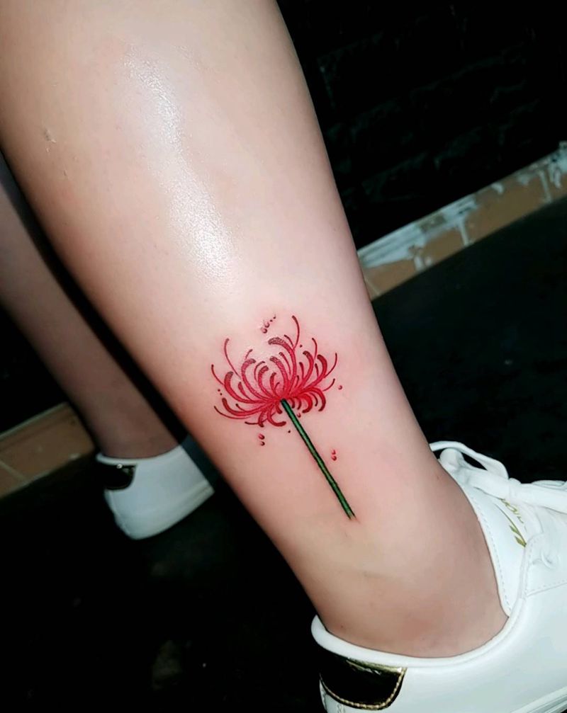 彼岸花纹身图片