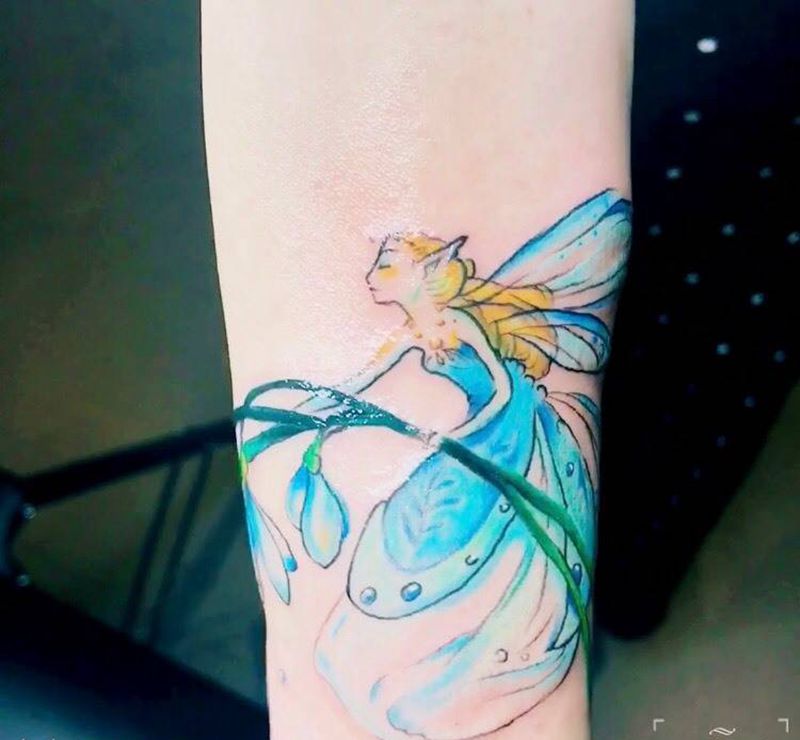 花仙子纹身图片
