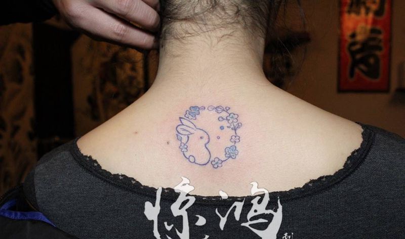 小兔子纹身图片