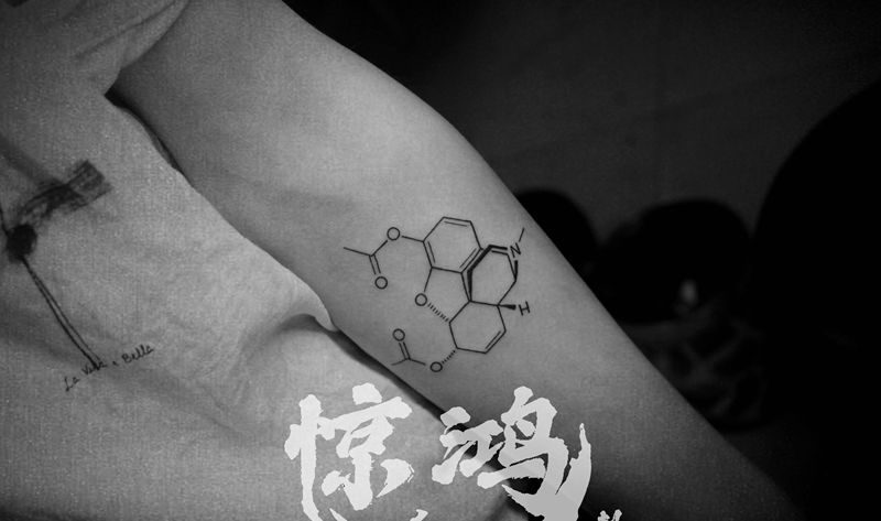 快来猜猜这是啥纹身图片_手臂纹身图案