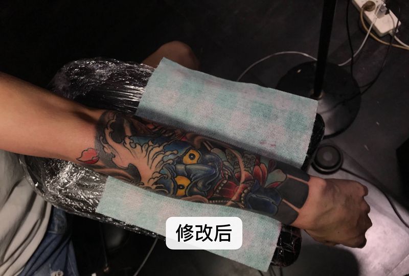 修改失败纹身般诺纹身图片_手臂新传统纹身图案