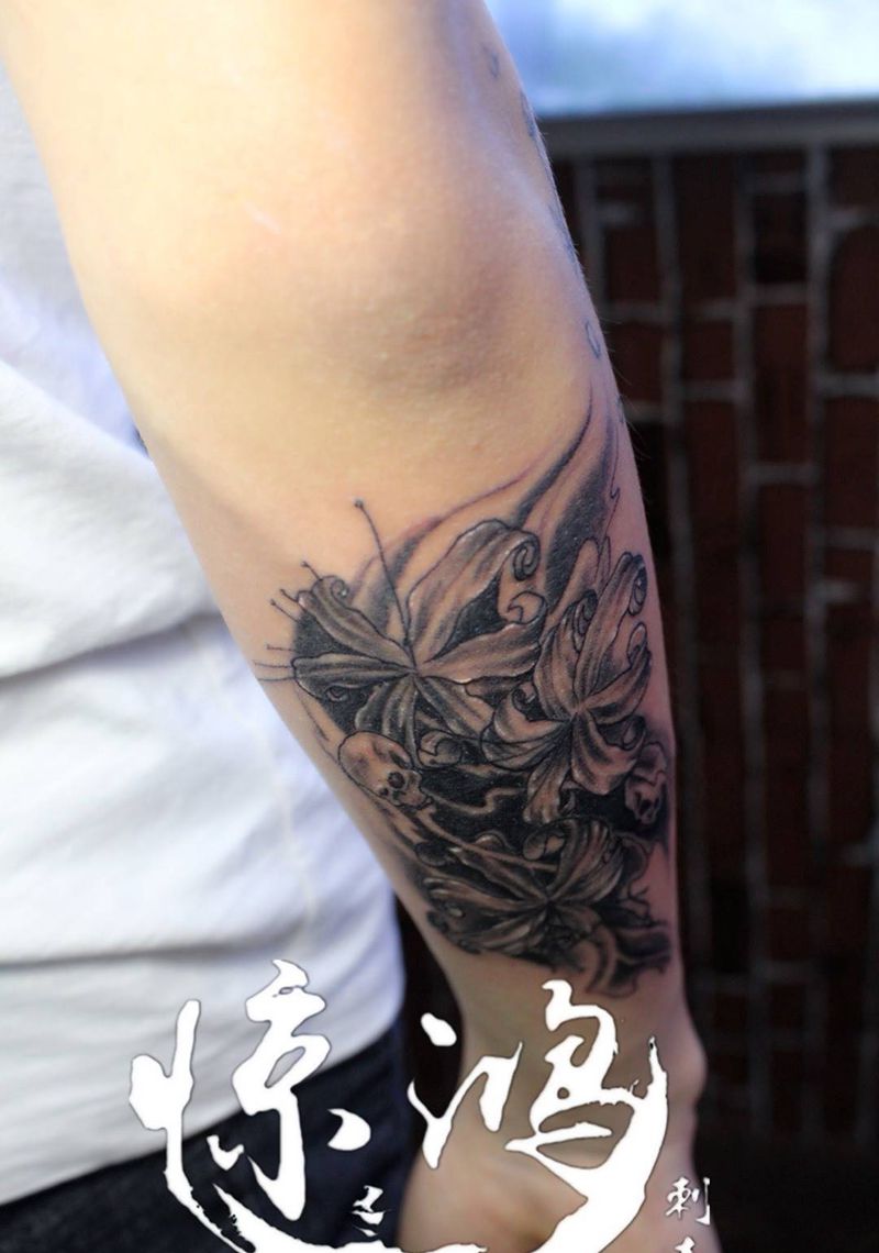 曼珠沙华纹身图片