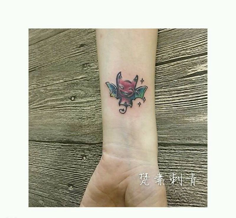 小恶魔纹身图片