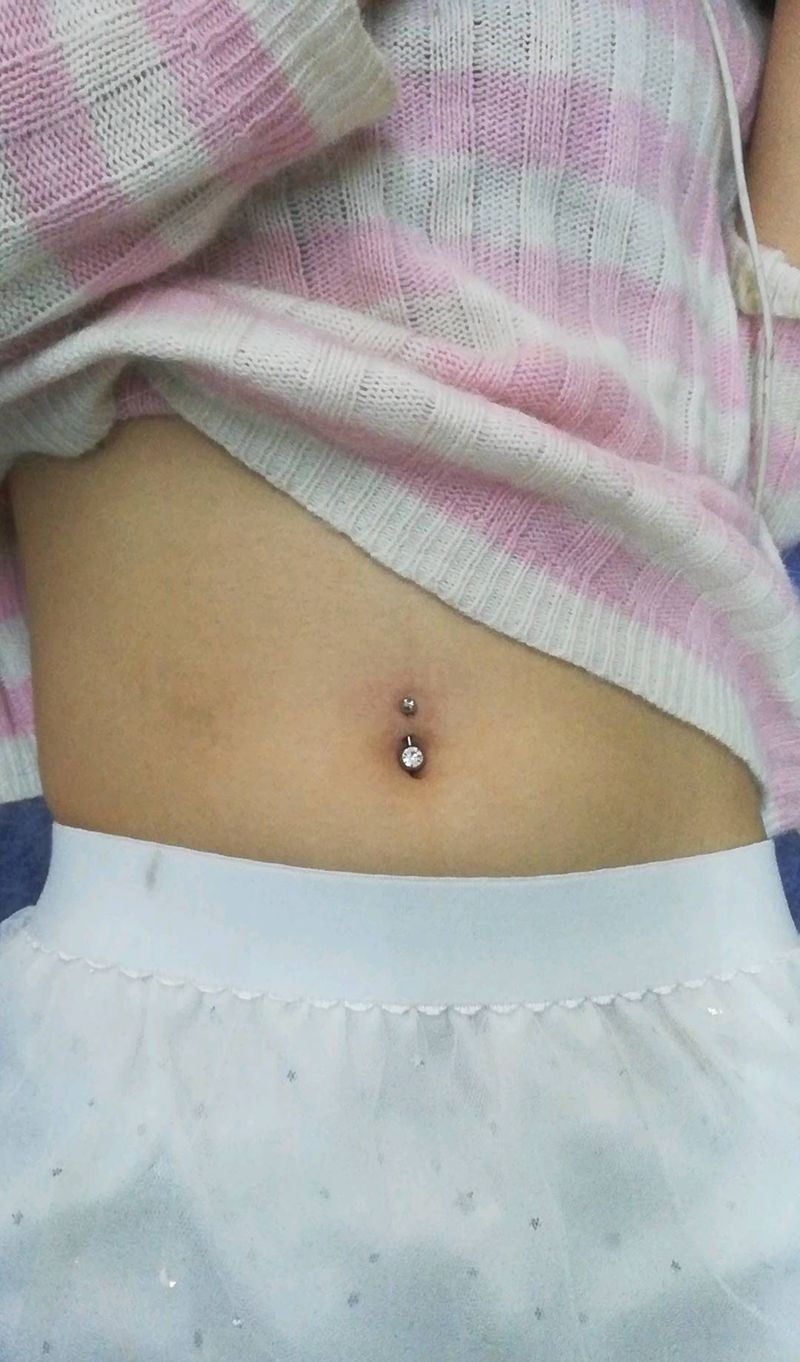 脐环纹身图片_脐环纹身图案