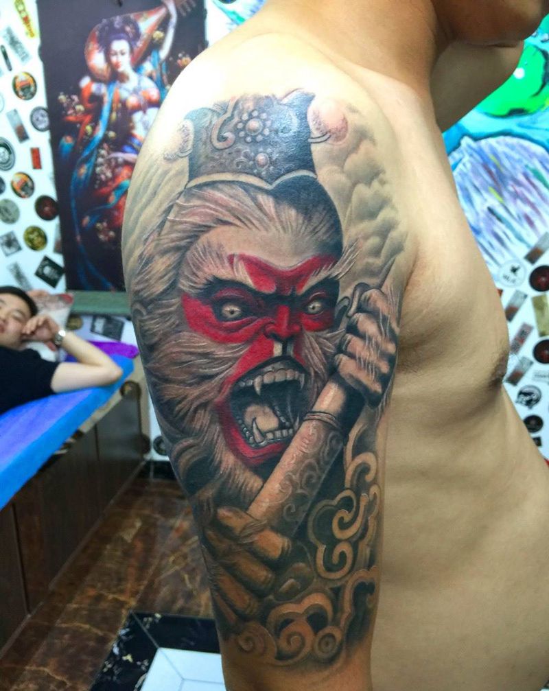 好久没冒泡啦纹身图片