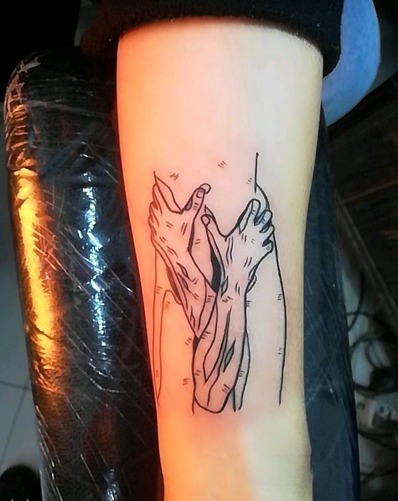 手纹身图片_手臂新传统纹身图案