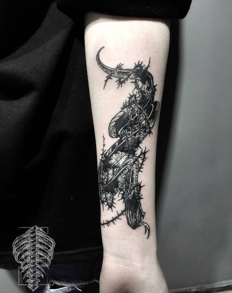 原创遮盖作品纹身图片_成品手稿原创欧美手臂纹身图案