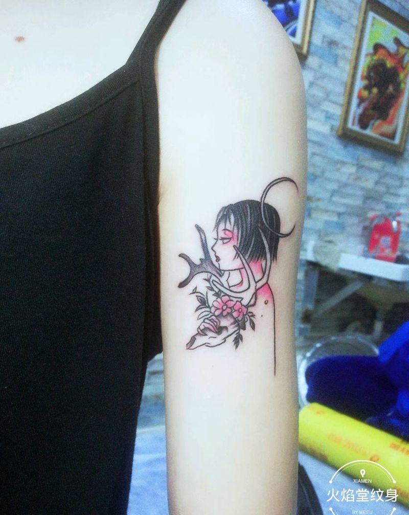 水彩简笔纹身纹身图片_手部新传统纹身图案