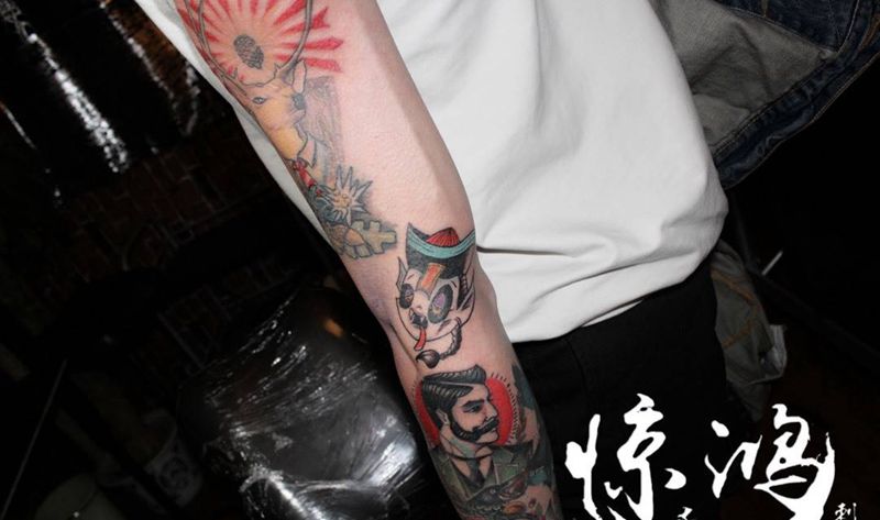 school 小僵尸纹身图片