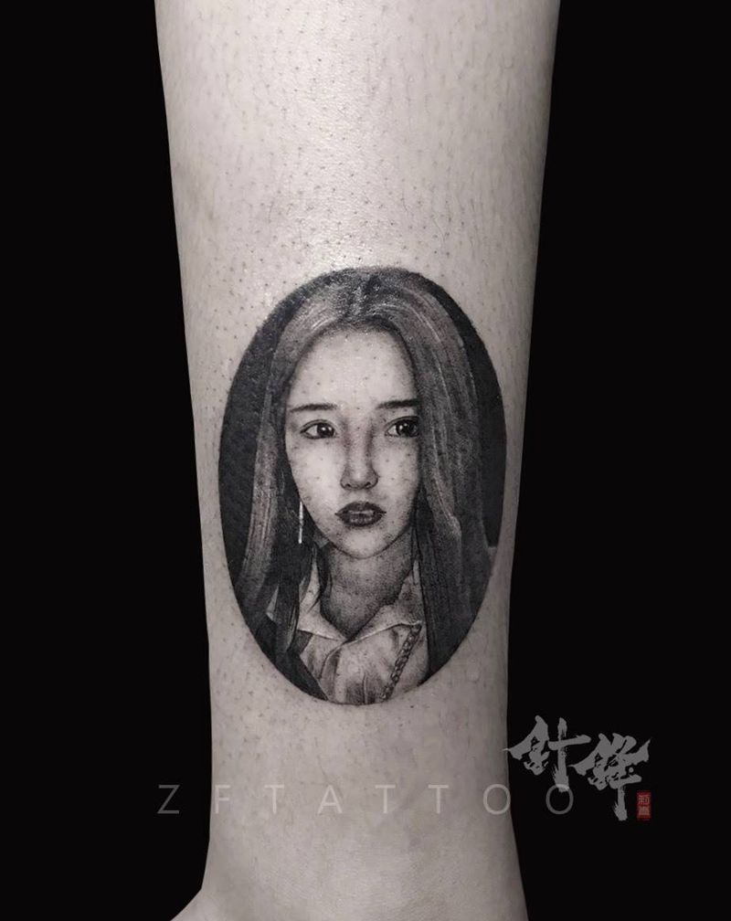 自画像纹身图片