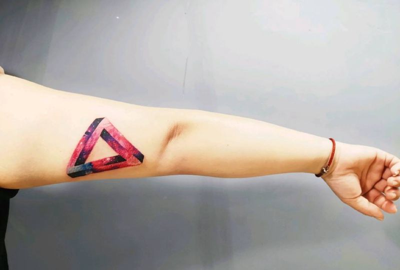 星空纹身图片_星空纹身图案