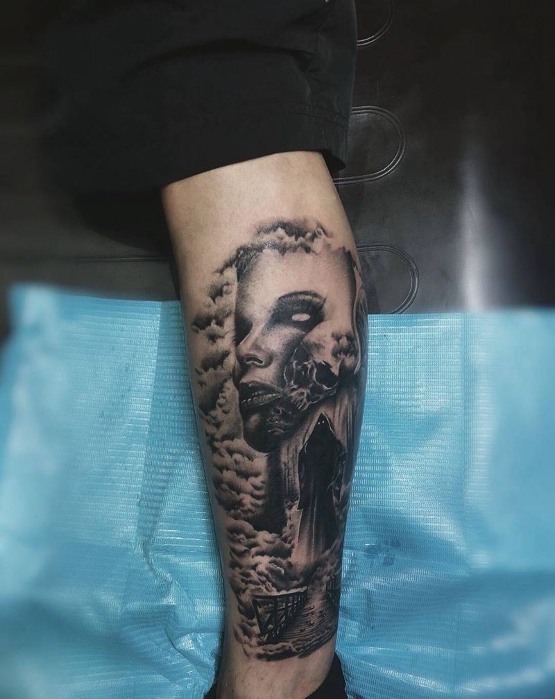 欧美写实纹身图片