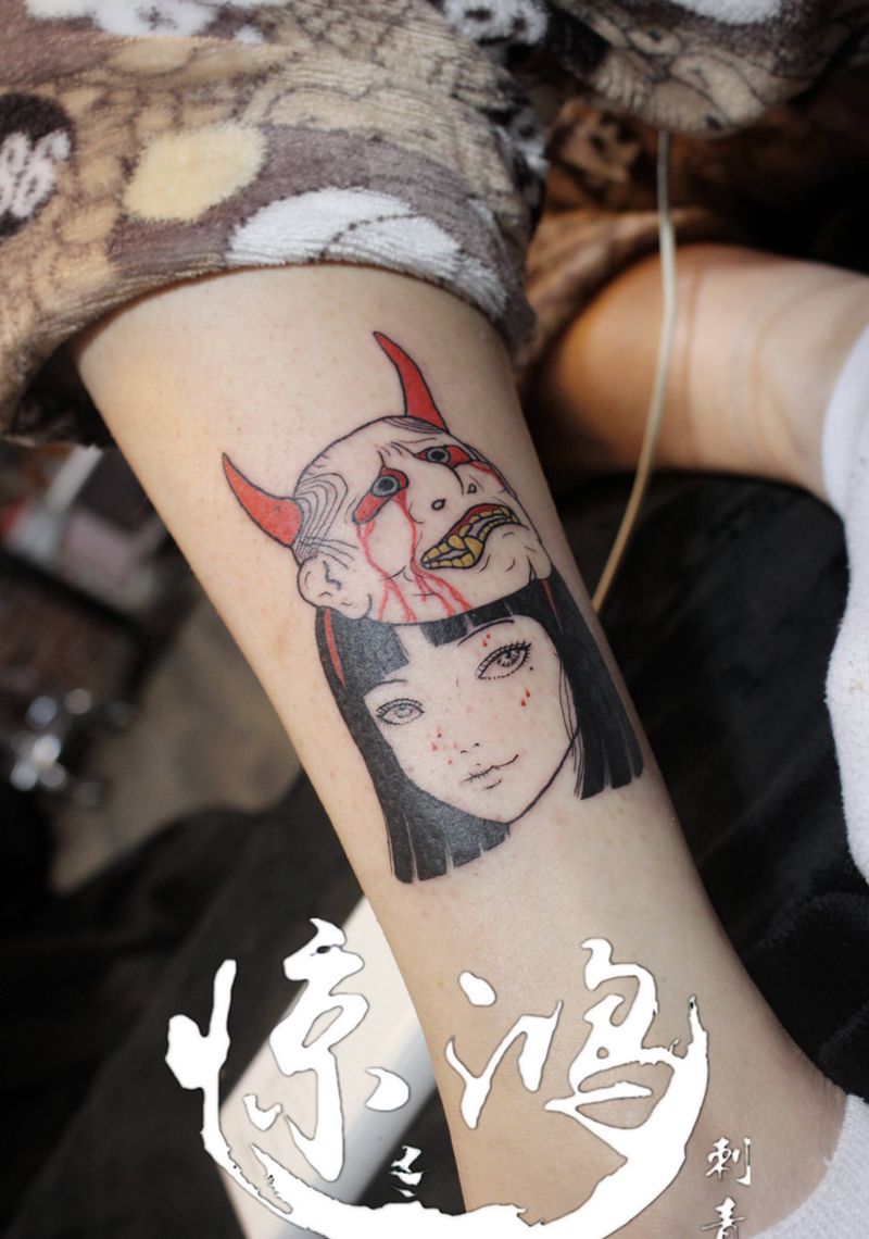 富江…纹身图片