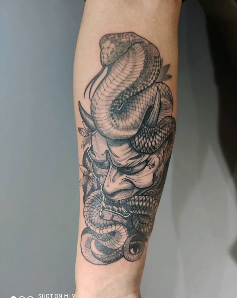 般若纹身图片_手臂纹身图案