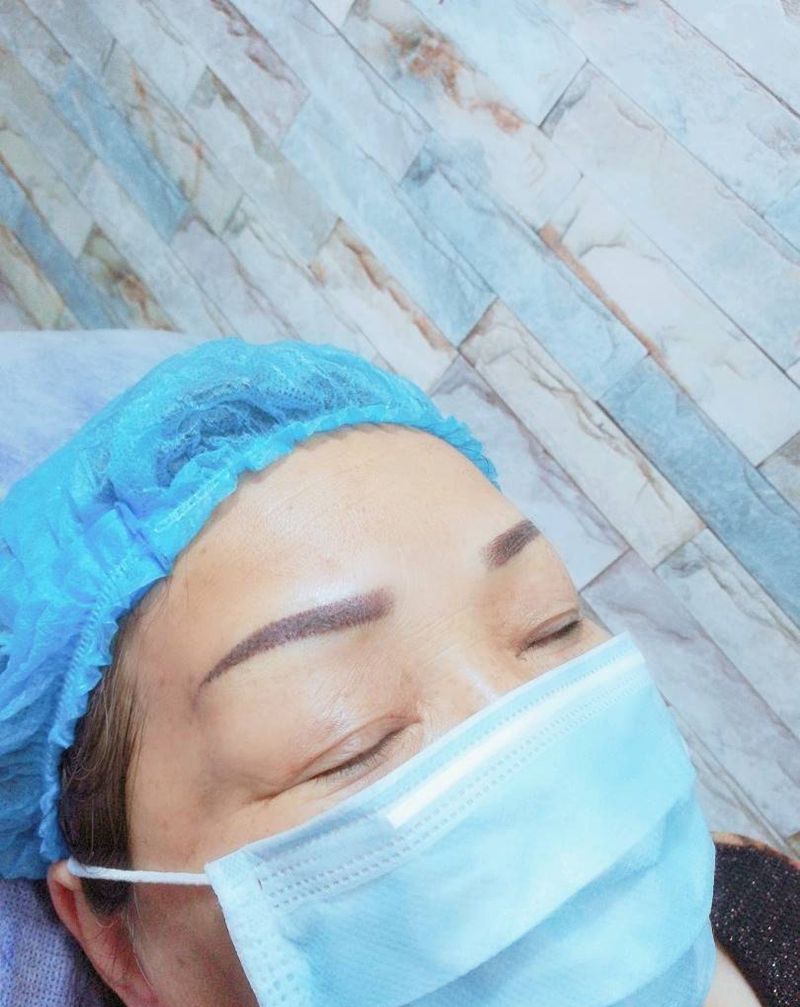 绣眉纹身图片_绣眉纹身图案