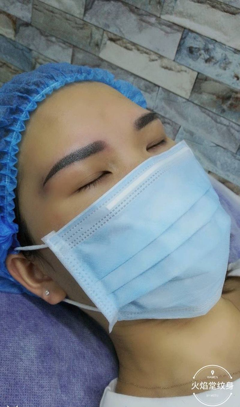 绣眉纹身图片_绣眉纹身图案