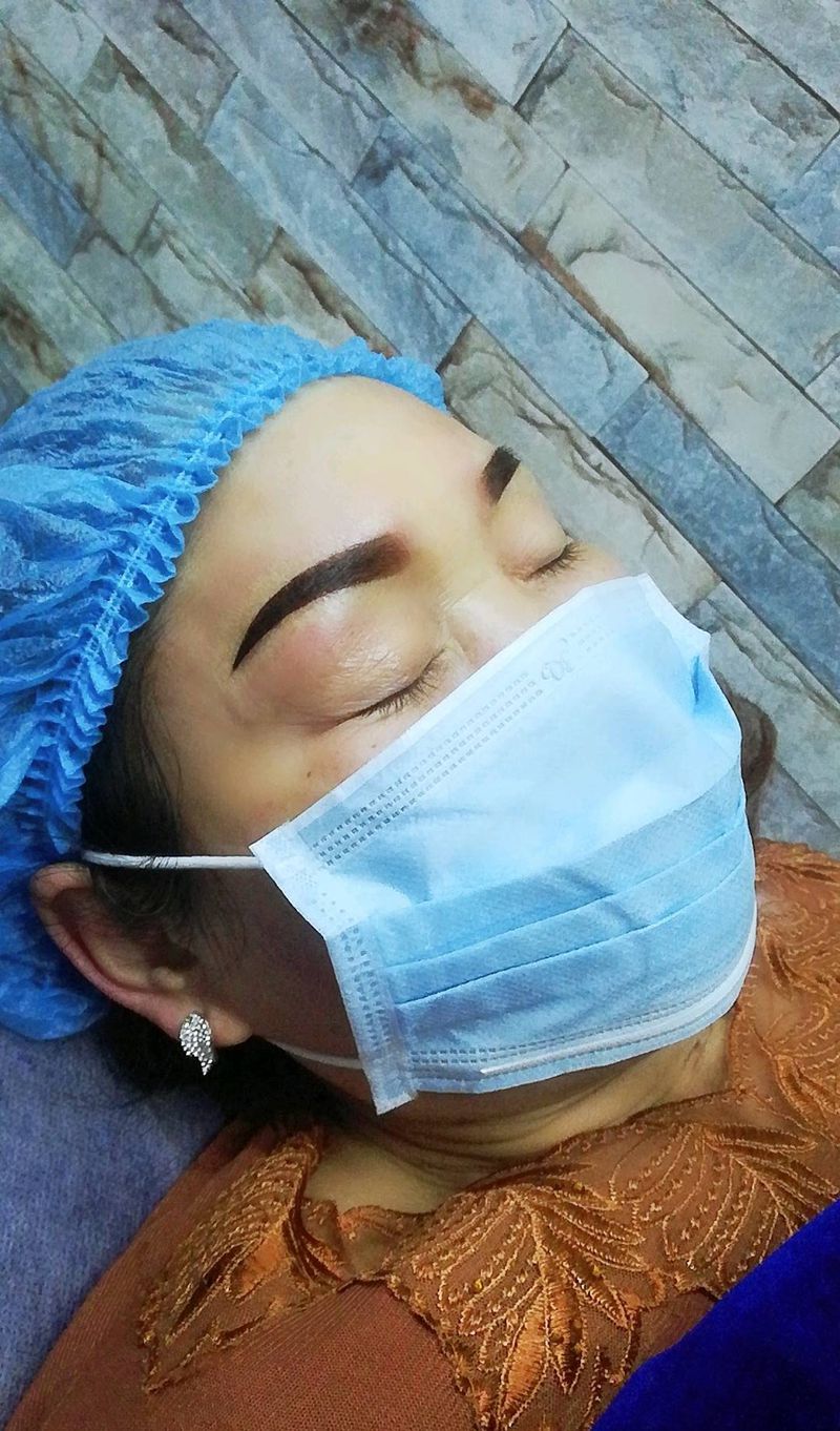 修改失败眉毛纹身图片_绣眉纹身图案