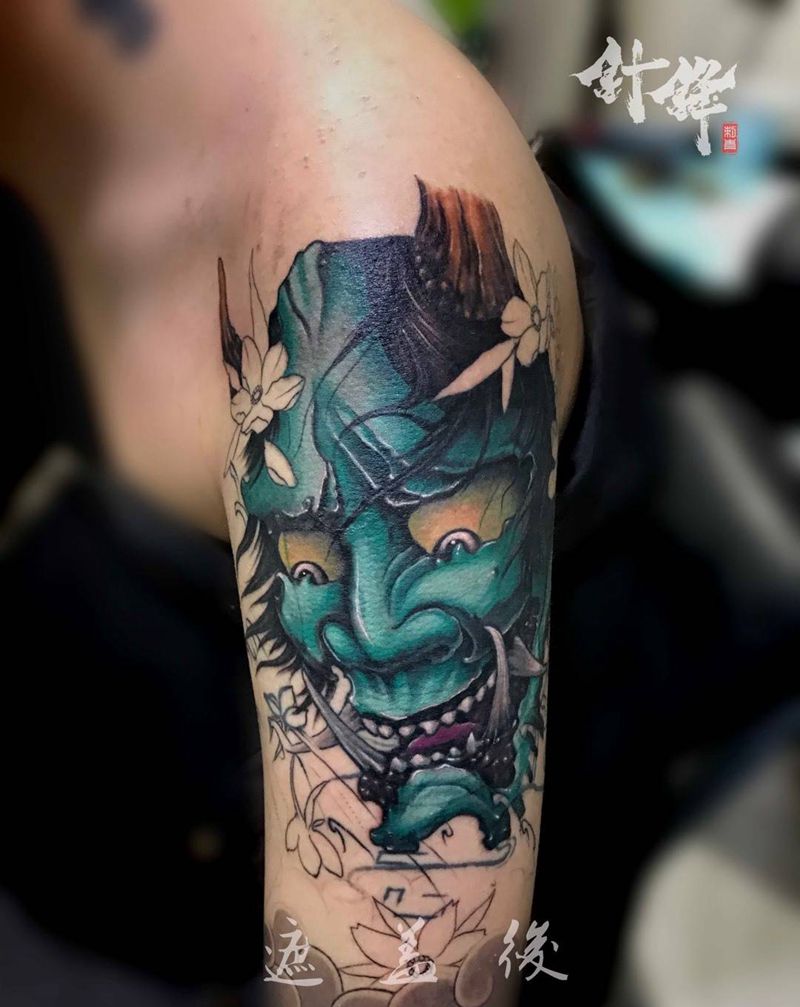 花臂遮盖！纹身图片