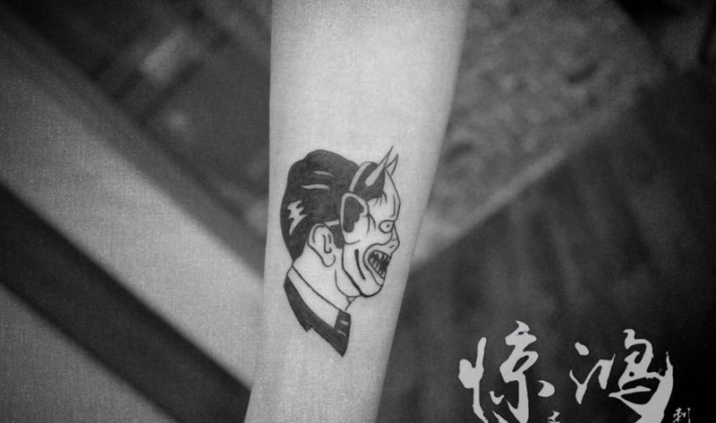 小恶魔纹身图片