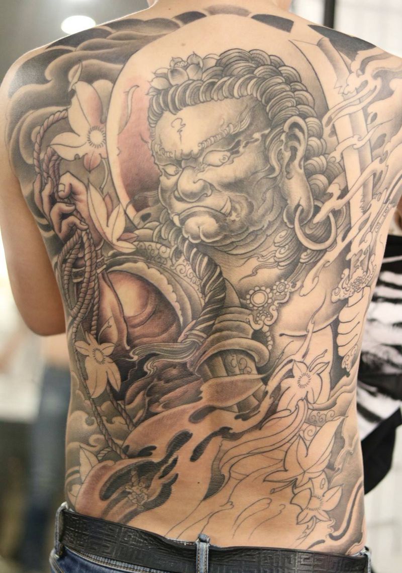 还有一次就完工了。纹身图片