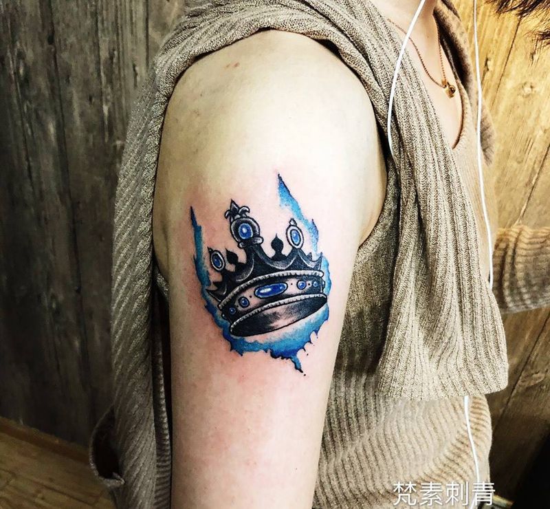 皇冠纹身图片