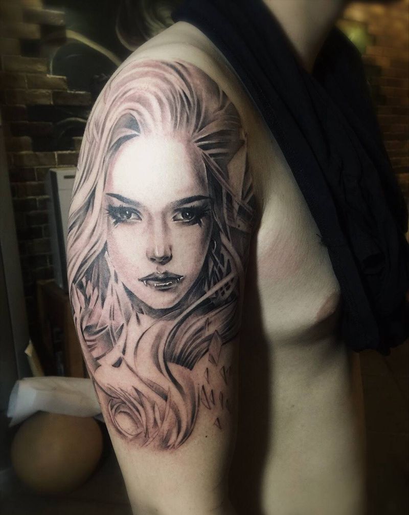 人物肖像纹身图片