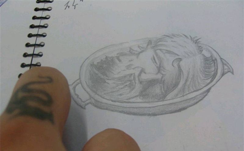 2010到2011纹身图片_背部欧美写实纹身图案