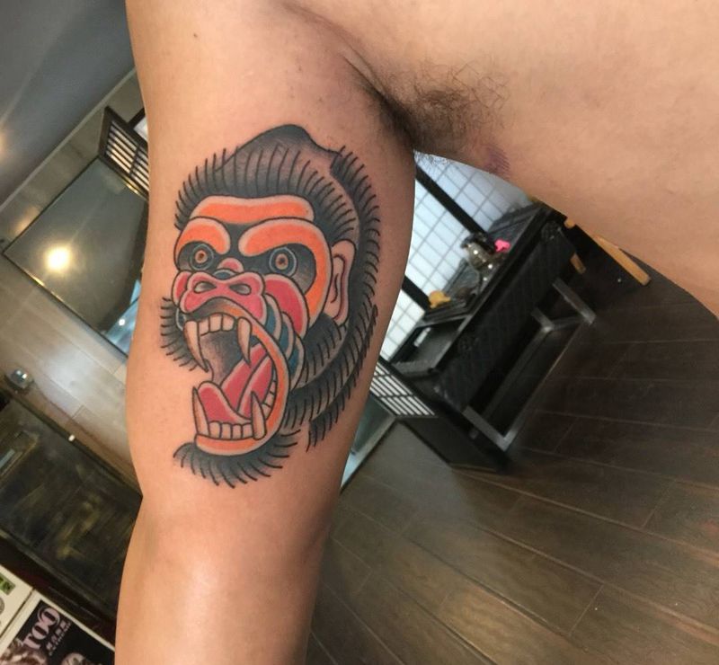 原创大狒狒纹身图片