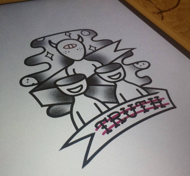 有思想的年亲人在哪都显得与众不同纹身图片