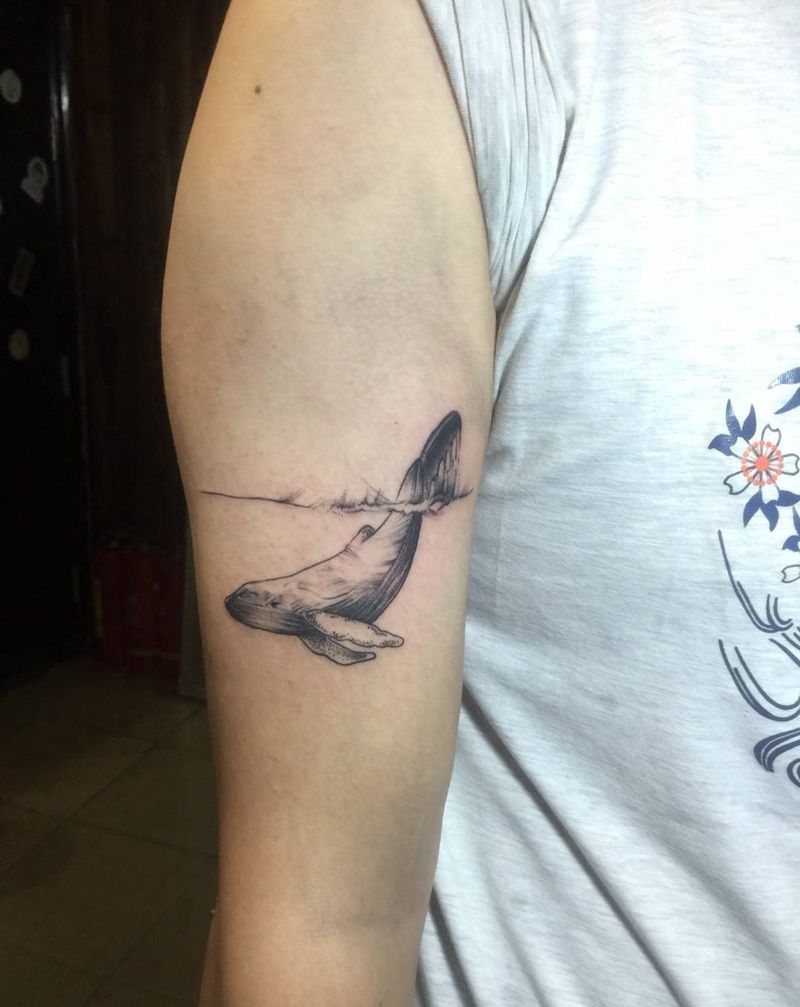 鲸鱼纹身图片
