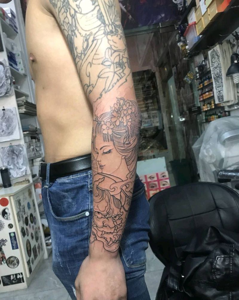 19年作品集纹身图片_手臂纹身图案